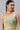 Creative Sea Green Color Organza Fabric Sangeet Wear Readymade Blouse