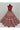 Embellished Red Color Thread Embroidered Velvet Bridal Lehenga