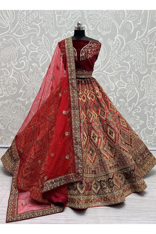 Burgundy lehenga/maroon lehenga/ bridal lehenga/south asian - Inspire Uplift